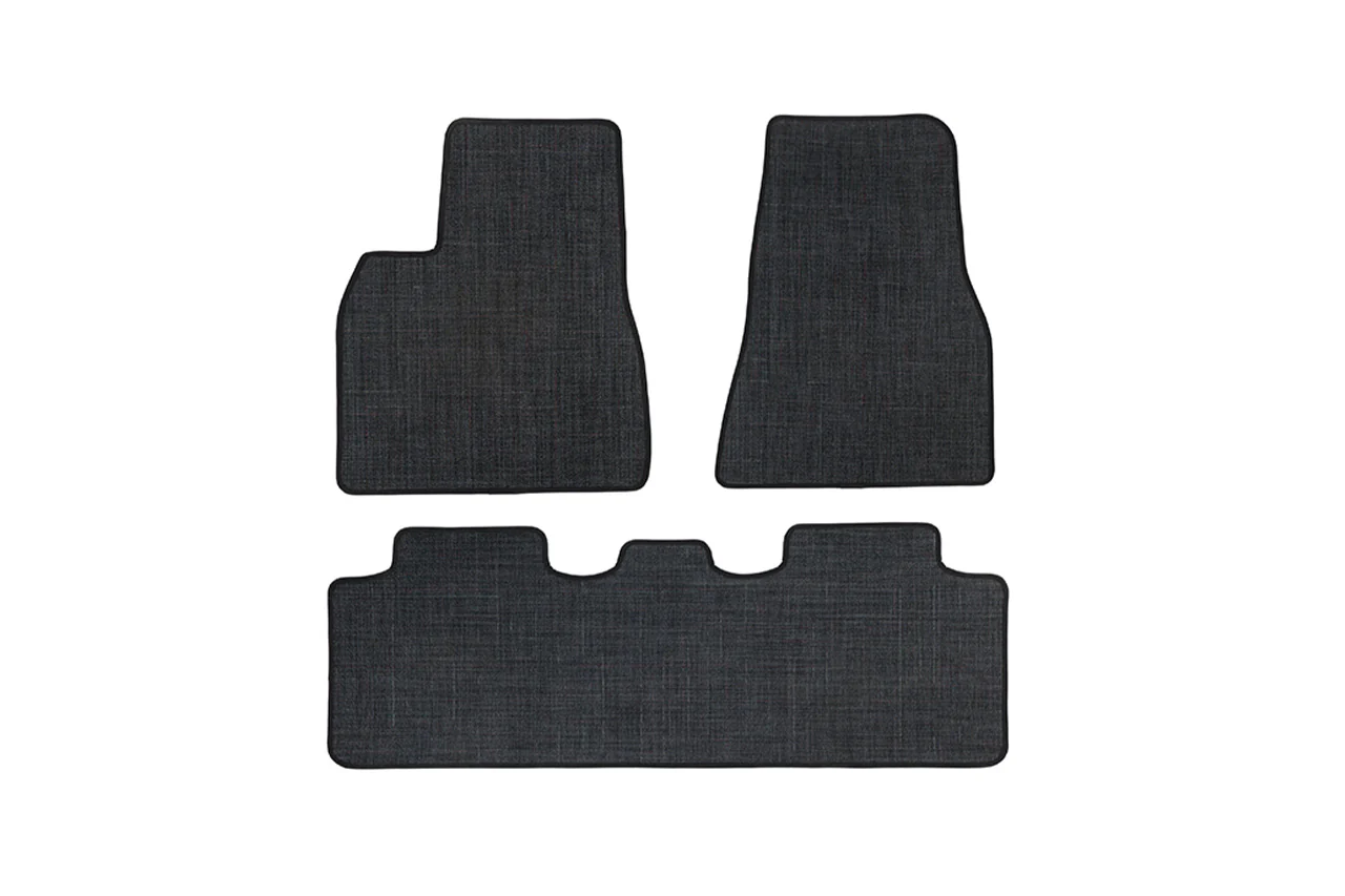 Tesla Model 3 / Y Chilewich Custom-Fit Floor and Cargo Mats