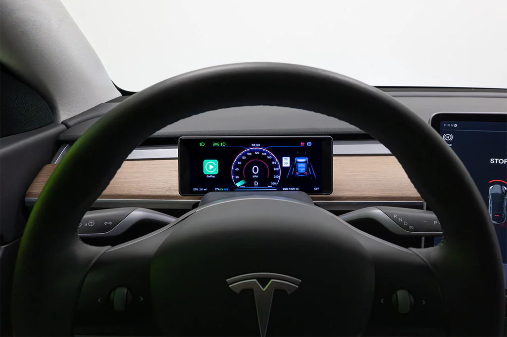 Tesla Model 3 & Y MSX-CP7 Driver View Touchscreen LCD – Apple CarPlay & Android Auto