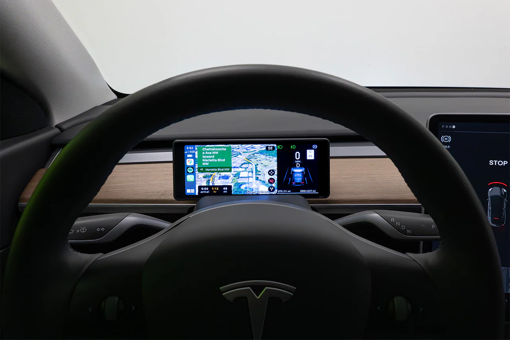 Tesla Model 3 & Y MSX-CP7 Driver View Touchscreen LCD – Apple CarPlay & Android Auto