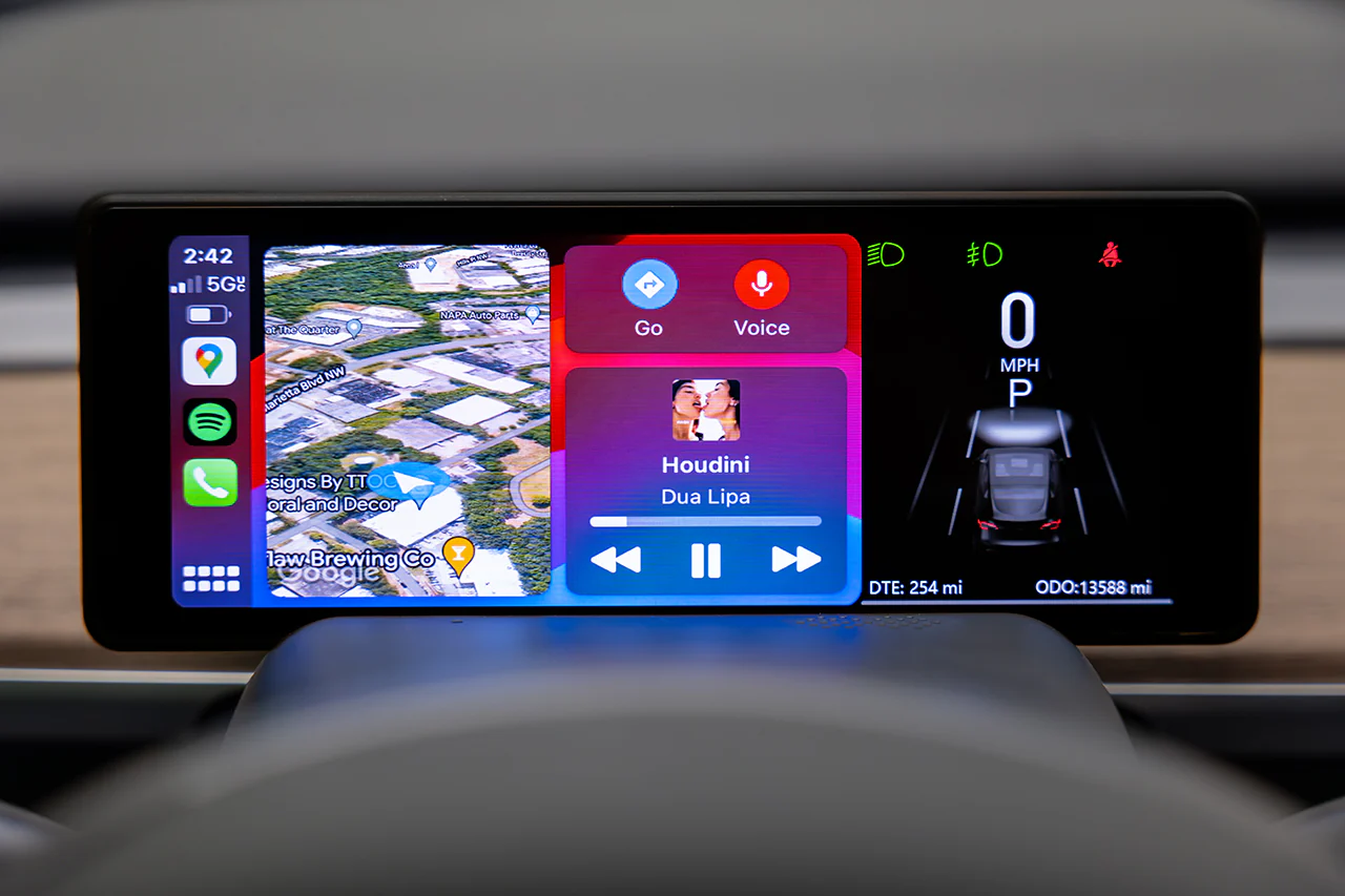 Tesla Model 3 & Y MSX-CP7 Driver View Touchscreen LCD – Apple CarPlay & Android Auto