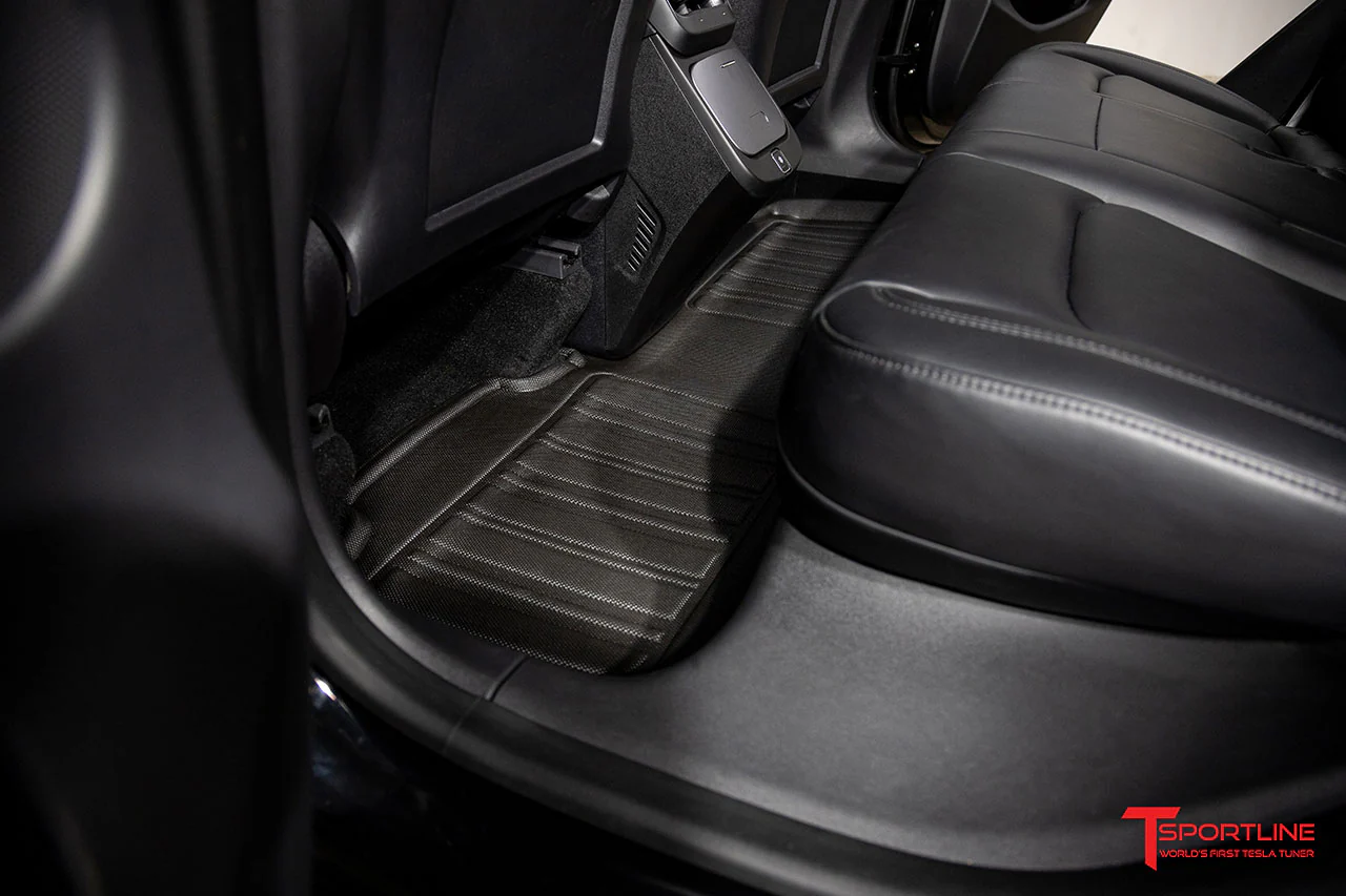Tesla Model Y Custom-Fit MAXpider 3D Elitect All-Weather Floor Mats (3 Pieces)