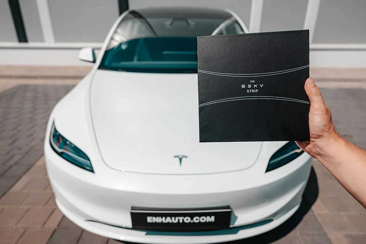 S3XY RGB LED Light Strip for Tesla Model 3/Y Dashboard – Bluetooth App Control Kit